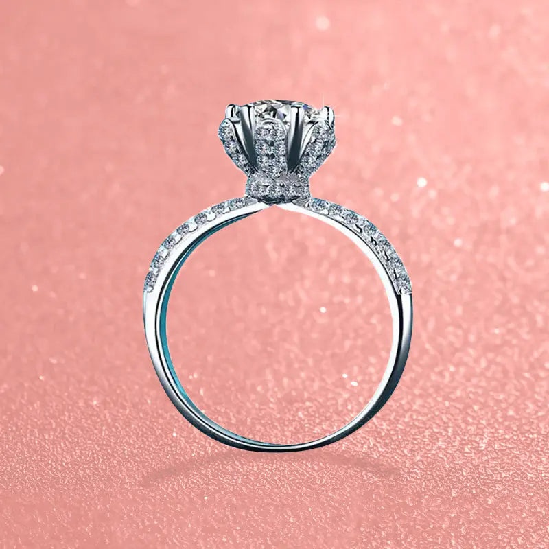 Glistening Horizon - 1/2/3/5ct Women's Moissanite Ring MoissaRight