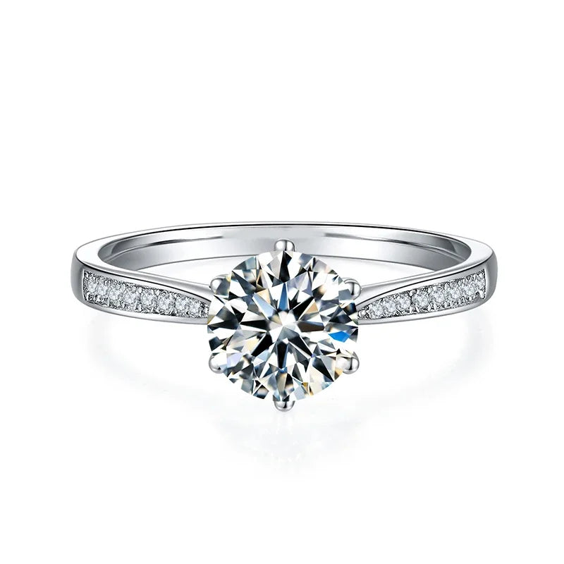 moissanite promise ring