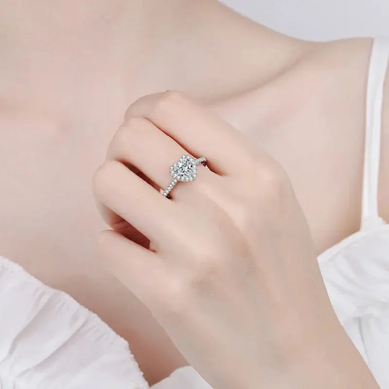 Boundless Love - 1ct Women's Moissanite Engagement Ring MoissaRight