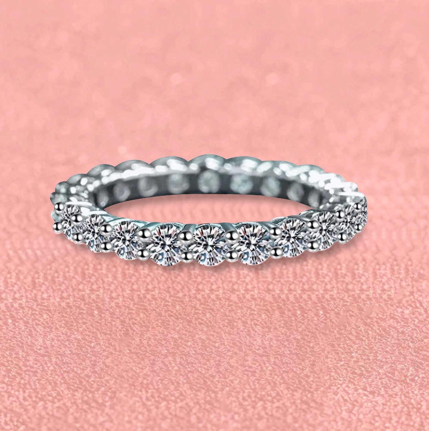 Women'smoissanite rings wedding