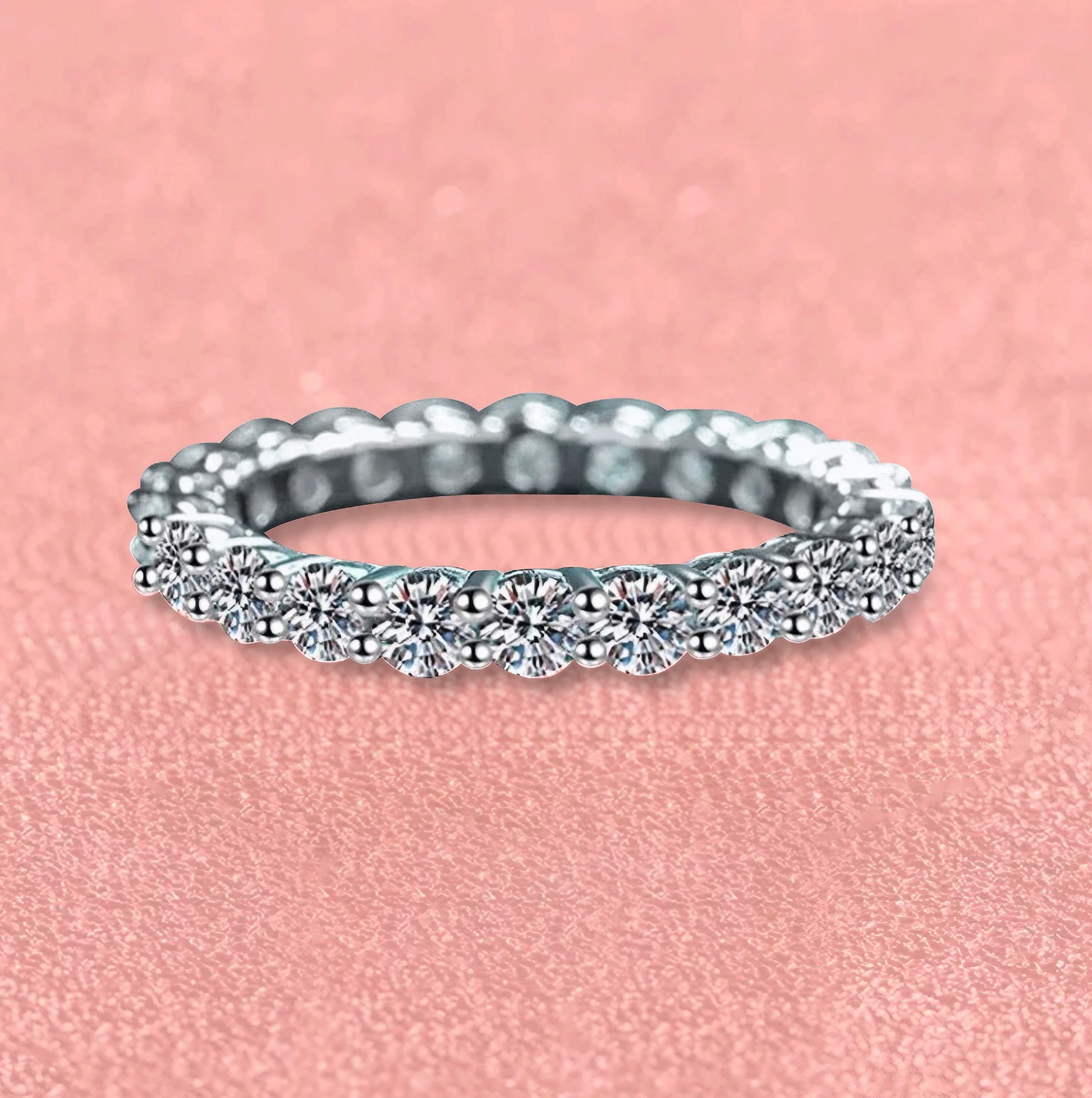 Women'smoissanite rings wedding