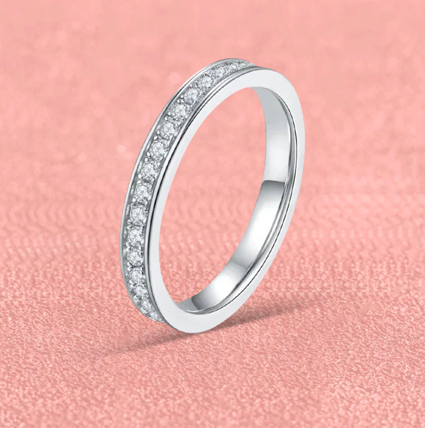 Moissanite wedding Ring MoissaRight