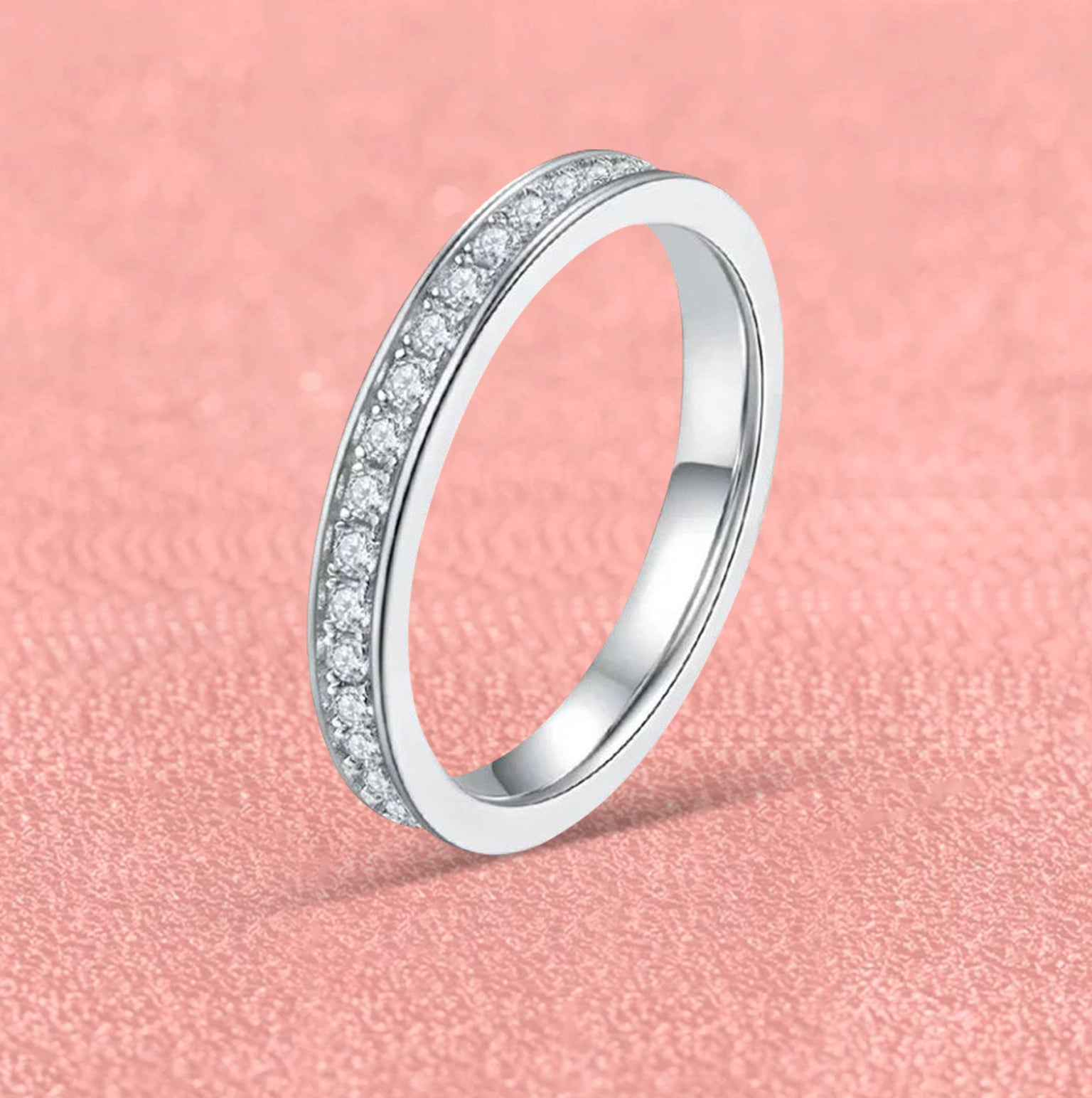 Moissanite wedding Ring MoissaRight