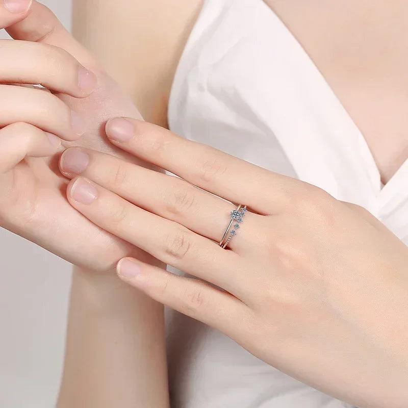 Moissanite Promise Ring  for womens MoissaRight