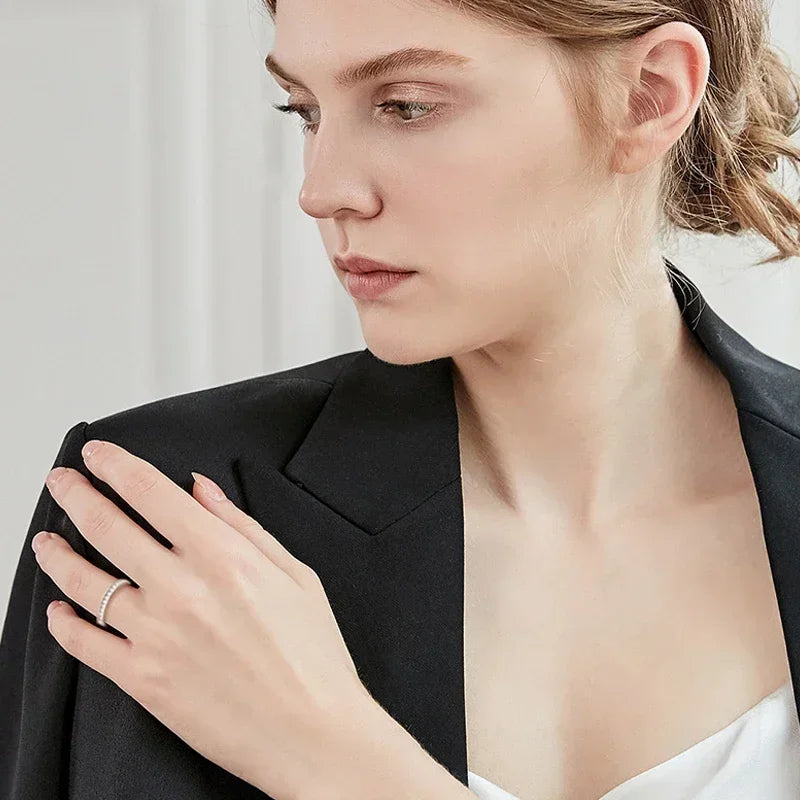 Moissanite wedding Ring  for women's MoissaRight