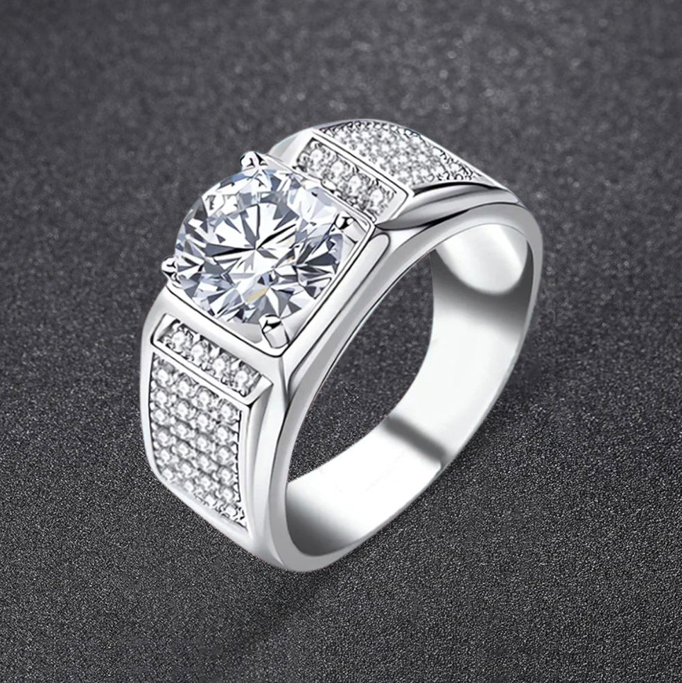 Eternal Monarch - 1ct Men's Moissanite Ring MoissaRight