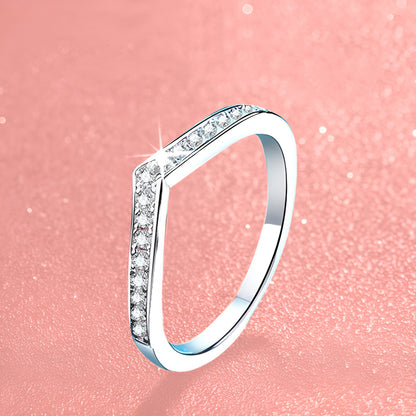 Heartfelt Promise - 1.2mm Moissanite Ring MoissaRight