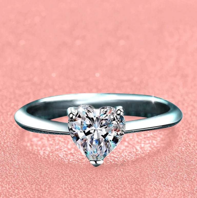 Women's Moissanite promise  Ring MoissaRight