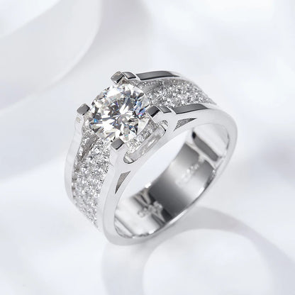 MoissaRight's Majesty - 1/2ct Men's Moissanite Ring MoissaRight