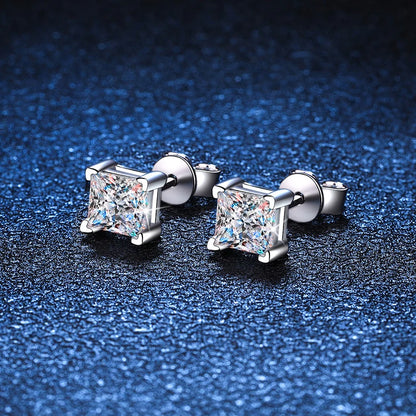 Majestic Glimmer - 1ct Moissanite Stud Earrings MoissaRight