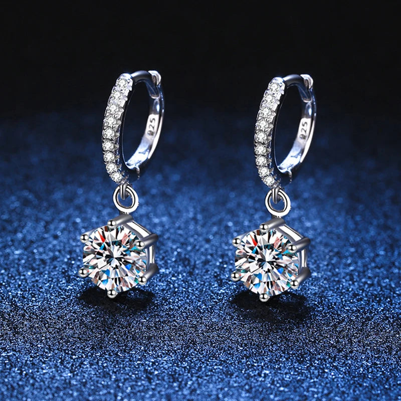 Stellar MoissaRight Orbit - 0.5/1ct Moissanite Earrings MoissaRight