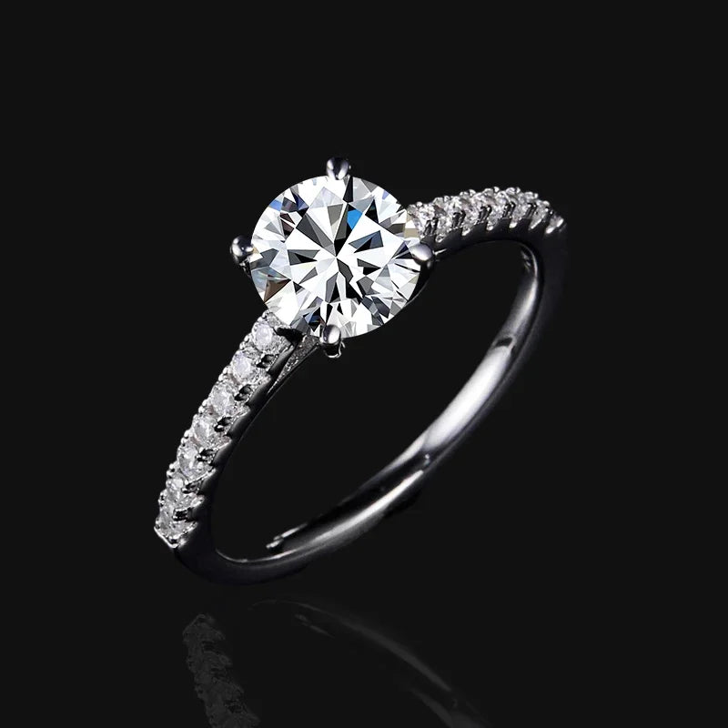 Glimmering Unity - 1/2/3ct Women's Moissanite Ring MoissaRight