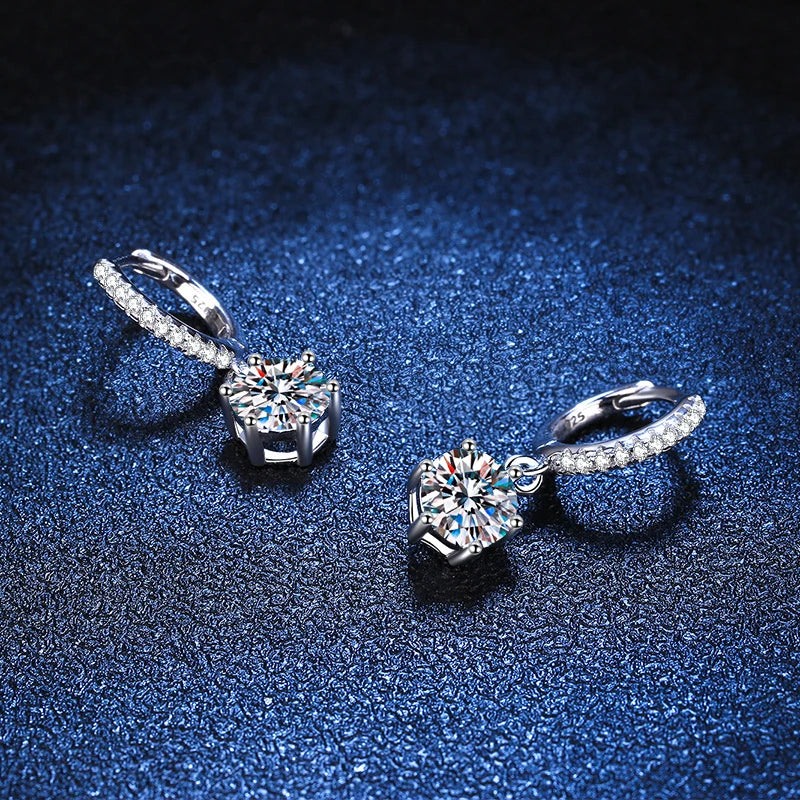 Stellar MoissaRight Orbit - 0.5/1ct Moissanite Earrings MoissaRight