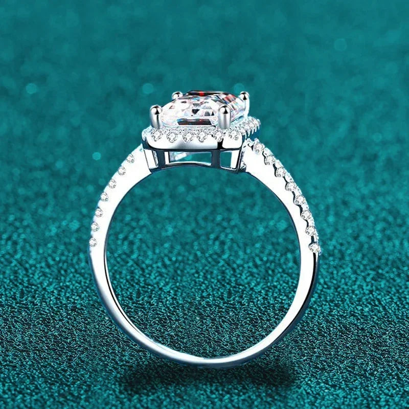 Widening Elegance - 1/2ct Women's Moissanite Ring MoissaRight