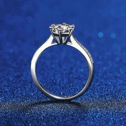 Humble Gleam Moissanite Ring - 0.5/1/2/3ct Moissanite Ring MoissaRight