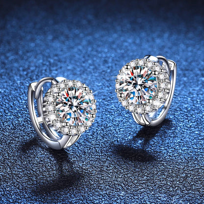 Radiant Starlight - 0.5/1ct Moissanite Earrings MoissaRight