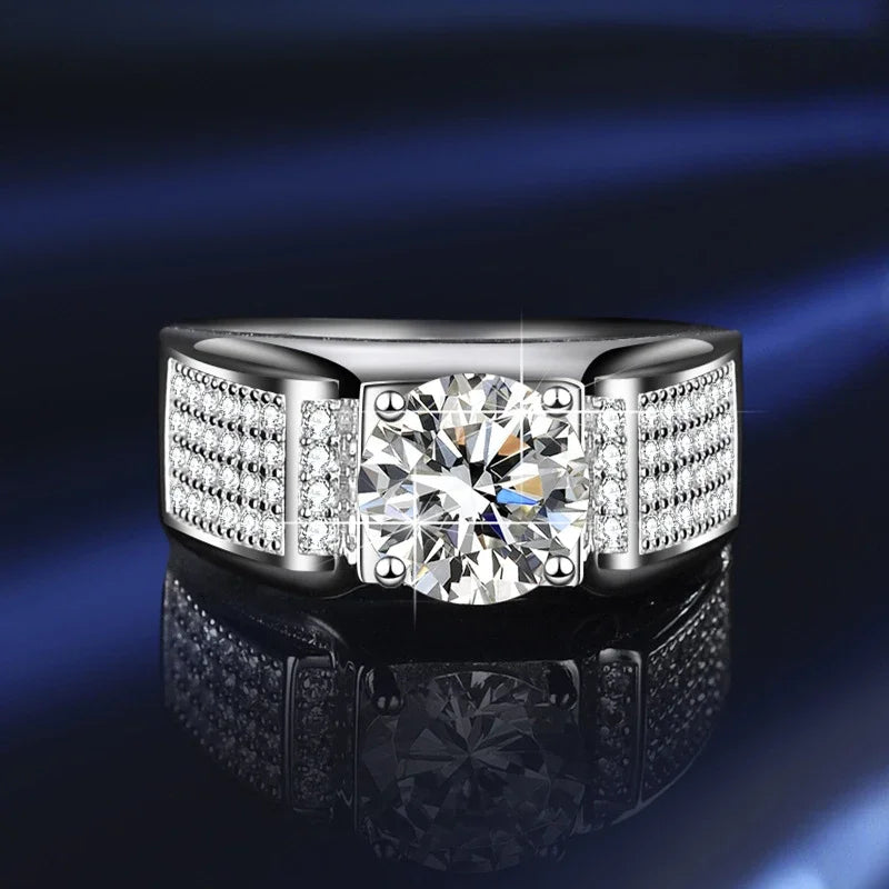 Eternal Monarch - 1ct Men's Moissanite Ring MoissaRight