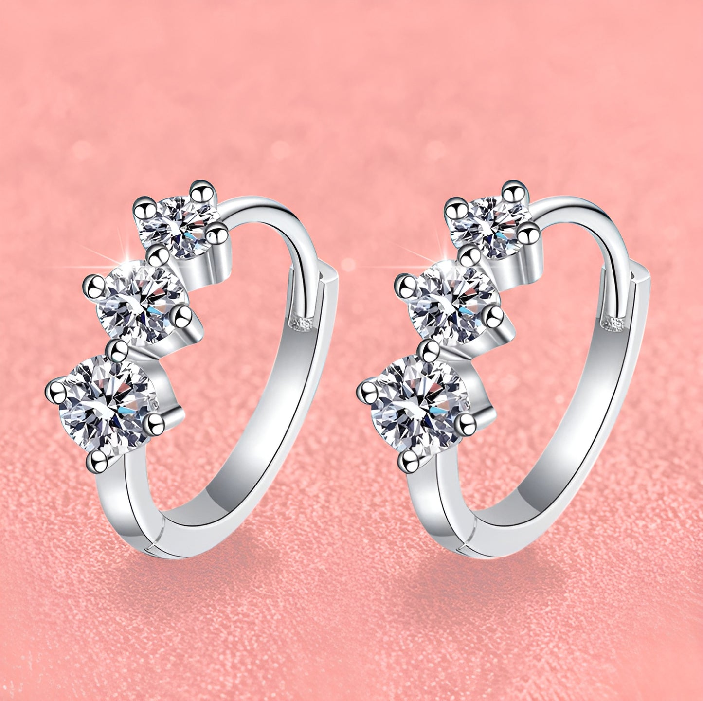 Gradual Sparkle - 0.2ct Moissanite Earrings MoissaRight