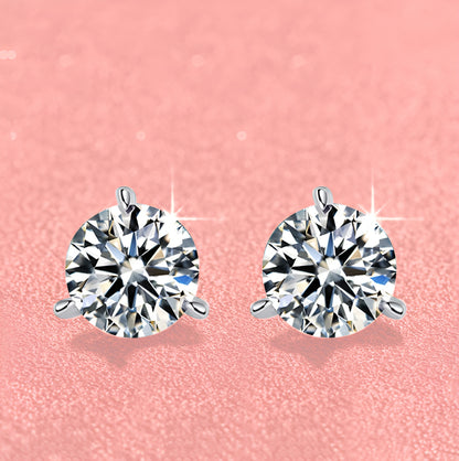 Diamond Essence - 0.3-2ct Moissanite Stud Earrings MoissaRight