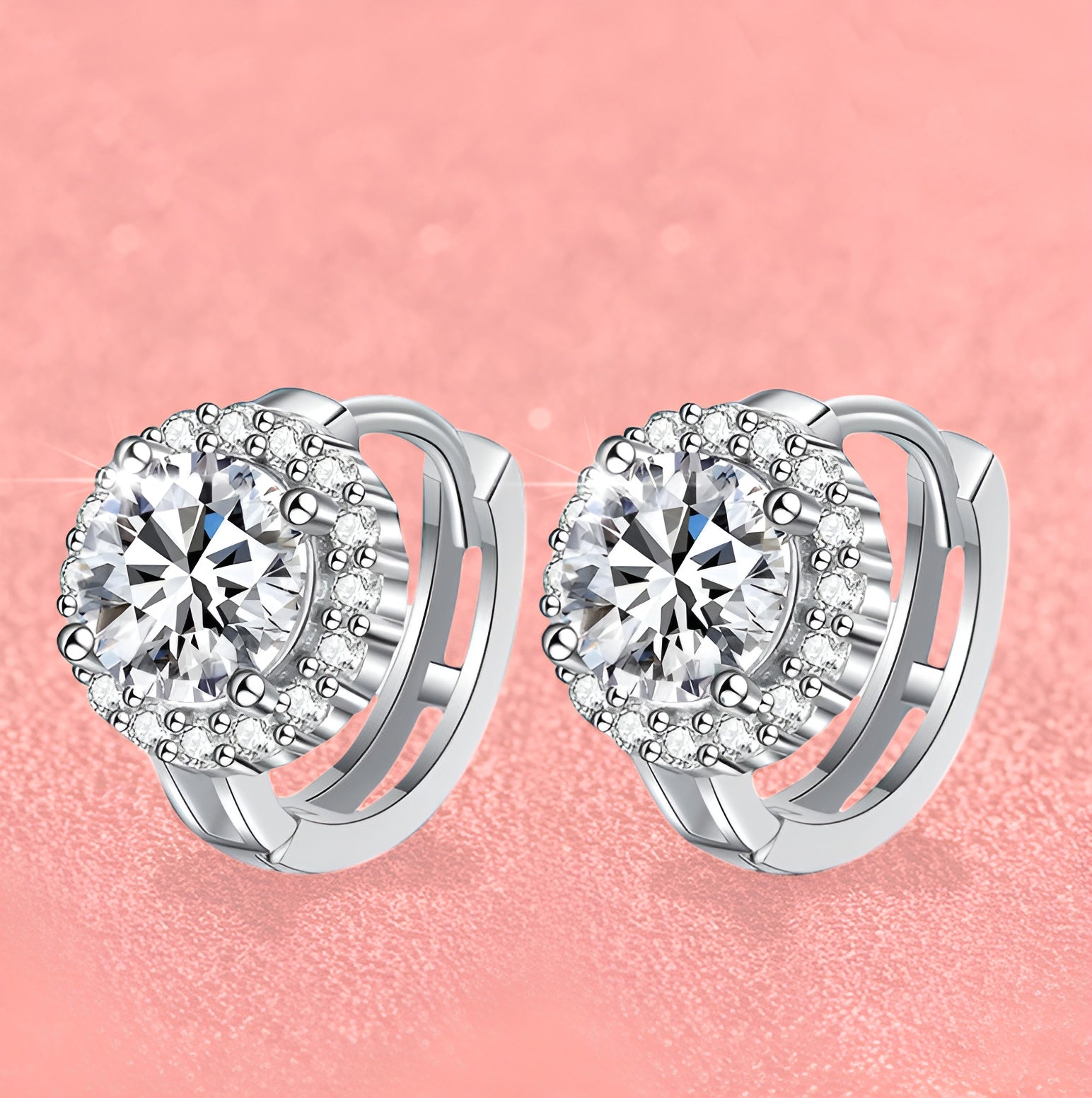 Radiant Starlight - 0.5/1ct Moissanite Earrings MoissaRight