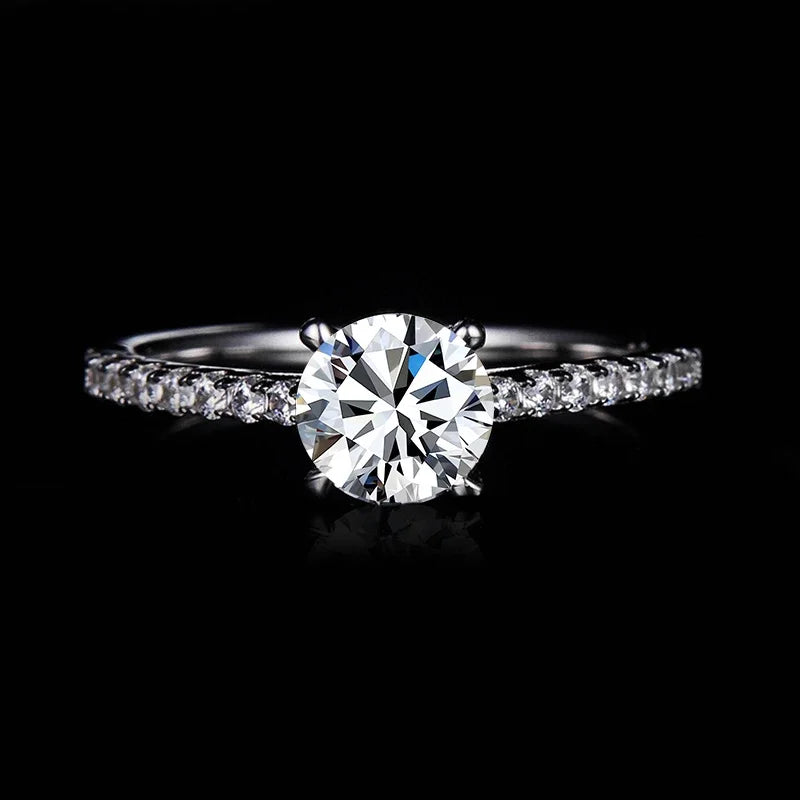 Glimmering Unity - 1/2/3ct Women's Moissanite Ring MoissaRight