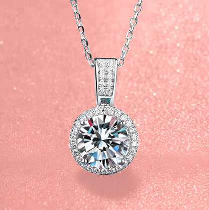 Stellar Spark - 1/2ct Moissanite Necklace MoissaRight