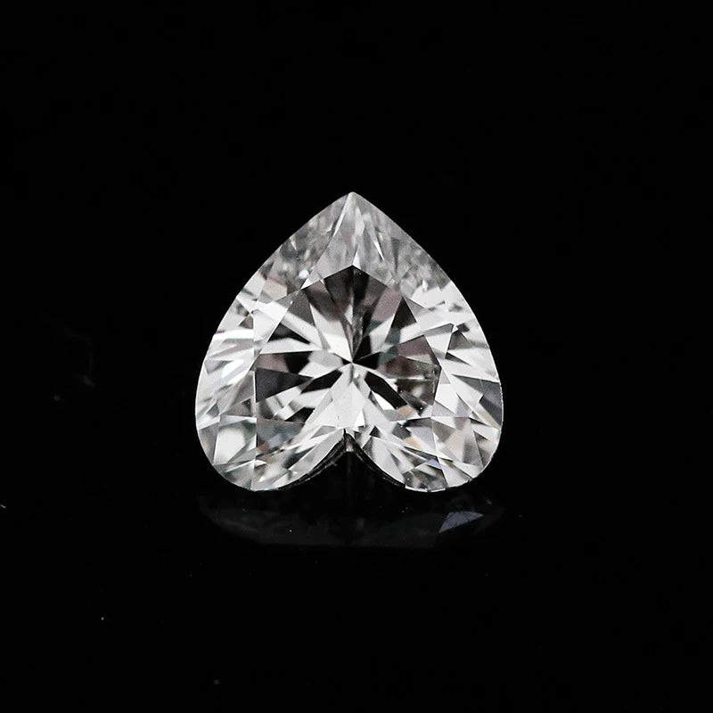 moissanite loose stones wholesale heart shaped 