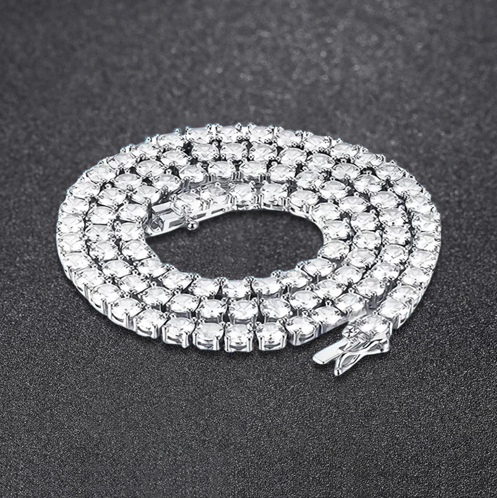 moissanite necklace for men