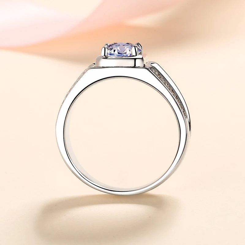 moissanite ring men's MoissaRight