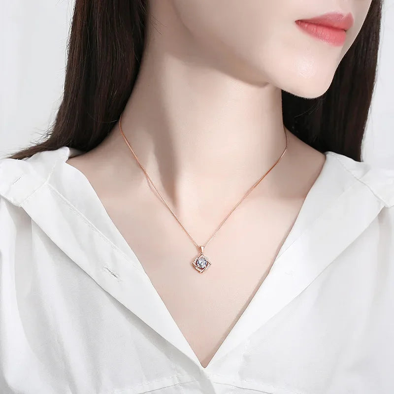 perfect, beautiful, womens moissanite gemstone necklaces