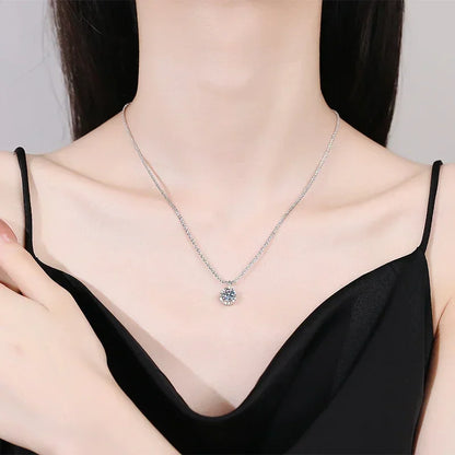 women's moissanite necklaces  MoissaRight